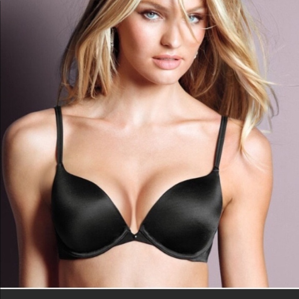 Victoria’s secret Black  very sexy push up bra 36 DDD 36F